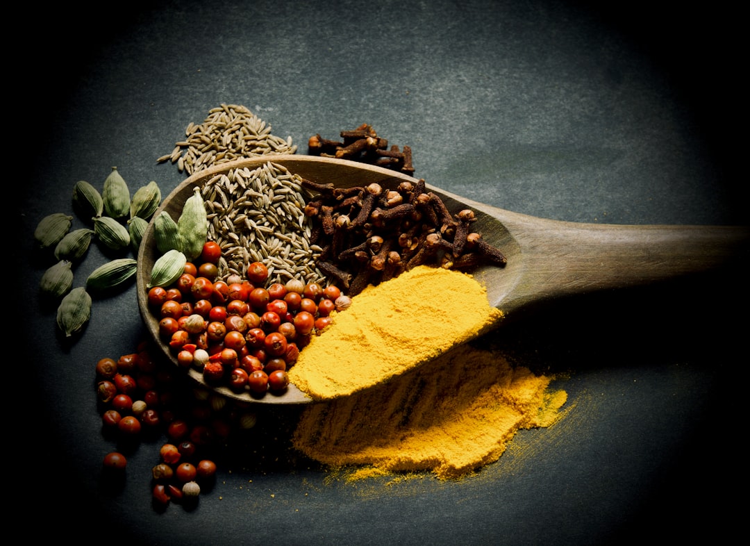 Spices Like Turmeric, Cumin, Black Pepper